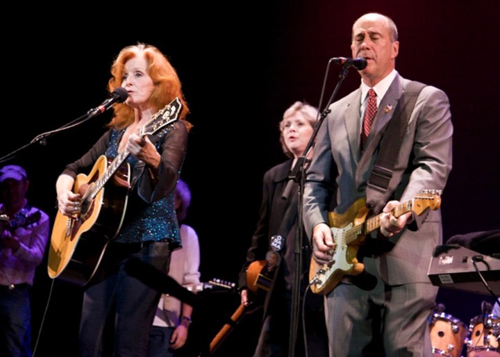 Bonnie Raitt Nanci Griffith and John Hall