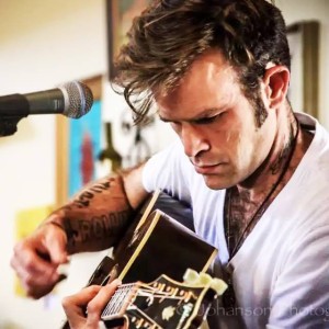 Waylon-Payne white shirt guitar